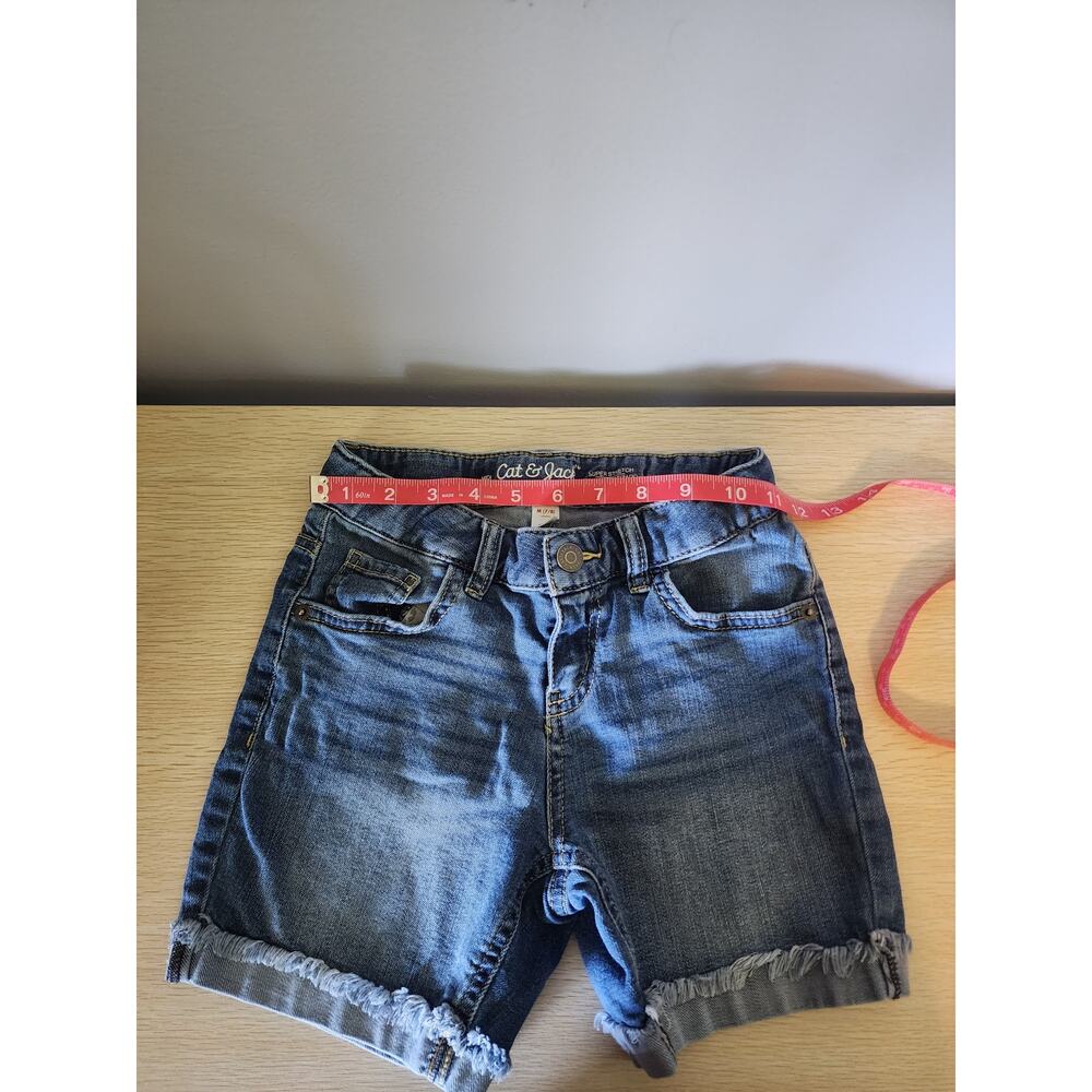 Cat & Jack Girls Blue Jean Shorts